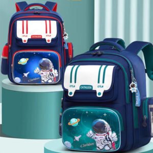 Student Waterproof And Lightweight Astronaut Cartoon Backpack