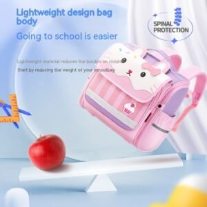Raw Schoolbag Backpack Spine Protection Female